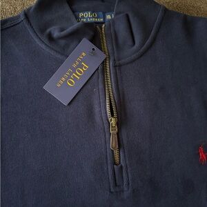 Polo by Ralph Lauren Men's Navy Quarter-Zip